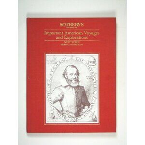 Sothebys Catalog American Voyages Explorations 1985 New York HC WEAR
